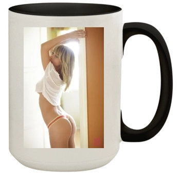 Sara Jean Underwood 15oz Colored Inner & Handle Mug