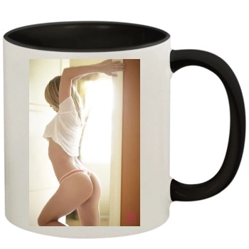 Sara Jean Underwood 11oz Colored Inner & Handle Mug