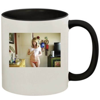 Sara Jean Underwood 11oz Colored Inner & Handle Mug