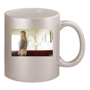 Sara Jean Underwood 11oz Metallic Silver Mug