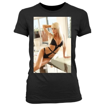 Sara Jean Underwood Women's Junior Cut Crewneck T-Shirt