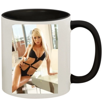 Sara Jean Underwood 11oz Colored Inner & Handle Mug