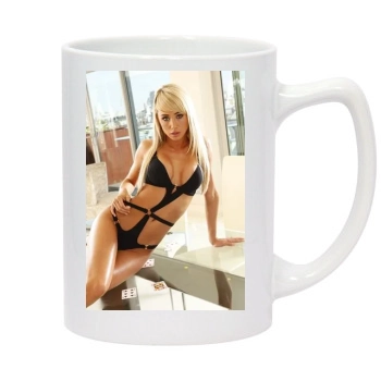 Sara Jean Underwood 14oz White Statesman Mug