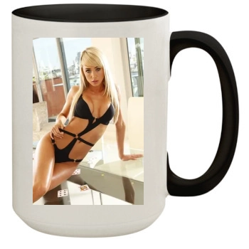 Sara Jean Underwood 15oz Colored Inner & Handle Mug