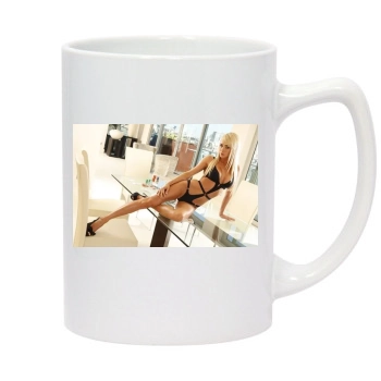 Sara Jean Underwood 14oz White Statesman Mug