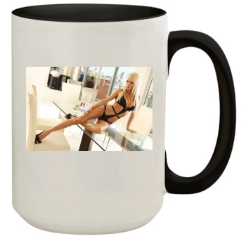 Sara Jean Underwood 15oz Colored Inner & Handle Mug