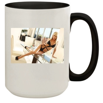 Sara Jean Underwood 15oz Colored Inner & Handle Mug