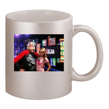 Sara Jean Underwood 11oz Metallic Silver Mug