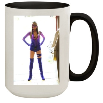 Sara Jean Underwood 15oz Colored Inner & Handle Mug