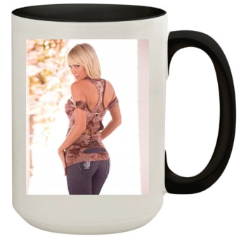 Sara Jean Underwood 15oz Colored Inner & Handle Mug