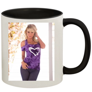 Sara Jean Underwood 11oz Colored Inner & Handle Mug