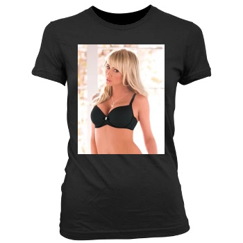 Sara Jean Underwood Women's Junior Cut Crewneck T-Shirt