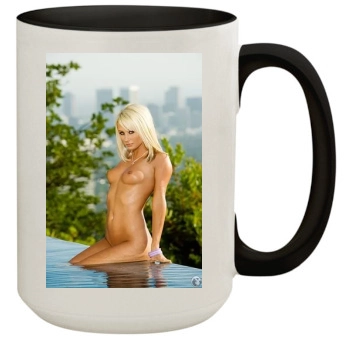 Sara Jean Underwood 15oz Colored Inner & Handle Mug