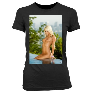 Sara Jean Underwood Women's Junior Cut Crewneck T-Shirt