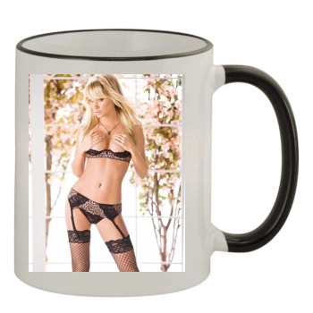 Sara Jean Underwood 11oz Colored Rim & Handle Mug