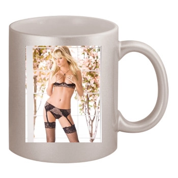 Sara Jean Underwood 11oz Metallic Silver Mug