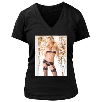 Sara Jean Underwood Women's Deep V-Neck TShirt