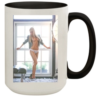 Sara Jean Underwood 15oz Colored Inner & Handle Mug