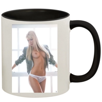 Sara Jean Underwood 11oz Colored Inner & Handle Mug