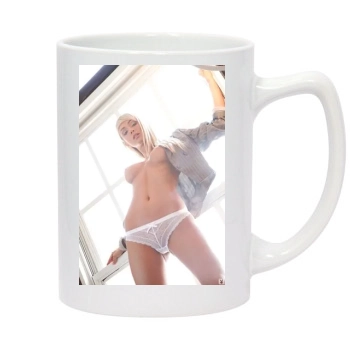 Sara Jean Underwood 14oz White Statesman Mug