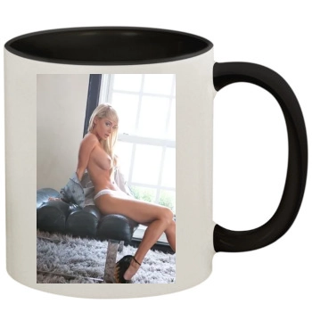 Sara Jean Underwood 11oz Colored Inner & Handle Mug