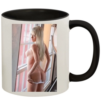 Sara Jean Underwood 11oz Colored Inner & Handle Mug