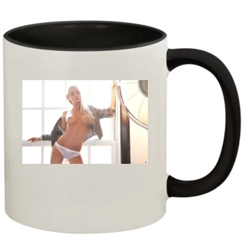 Sara Jean Underwood 11oz Colored Inner & Handle Mug