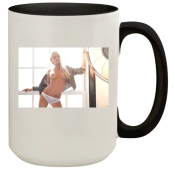 Sara Jean Underwood 15oz Colored Inner & Handle Mug