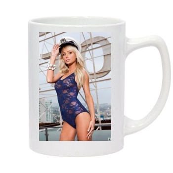 Sara Jean Underwood 14oz White Statesman Mug