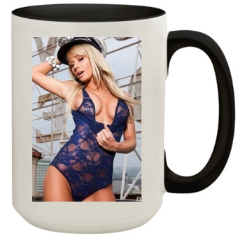 Sara Jean Underwood 15oz Colored Inner & Handle Mug