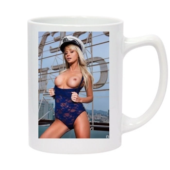 Sara Jean Underwood 14oz White Statesman Mug