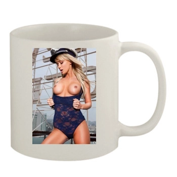 Sara Jean Underwood 11oz White Mug