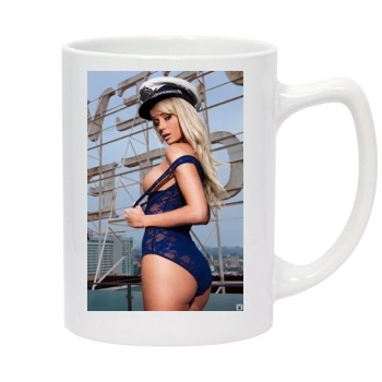 Sara Jean Underwood 14oz White Statesman Mug