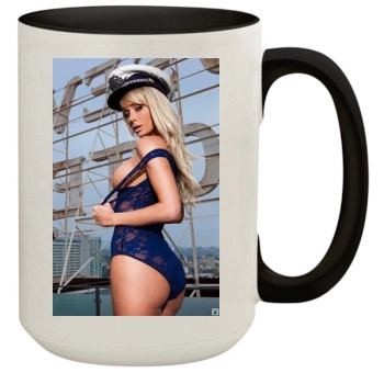 Sara Jean Underwood 15oz Colored Inner & Handle Mug