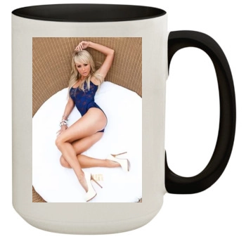 Sara Jean Underwood 15oz Colored Inner & Handle Mug