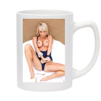 Sara Jean Underwood 14oz White Statesman Mug