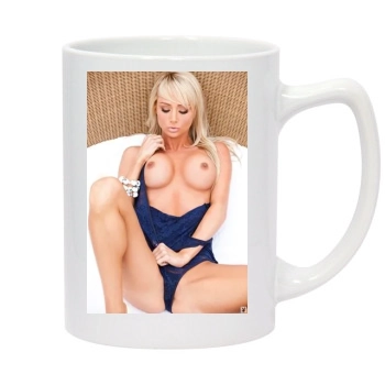 Sara Jean Underwood 14oz White Statesman Mug