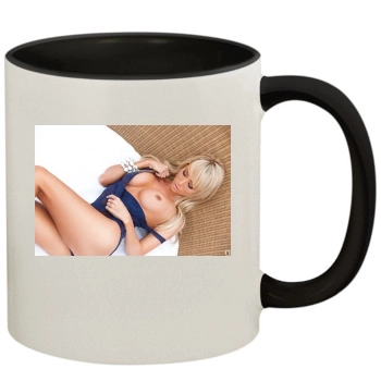 Sara Jean Underwood 11oz Colored Inner & Handle Mug