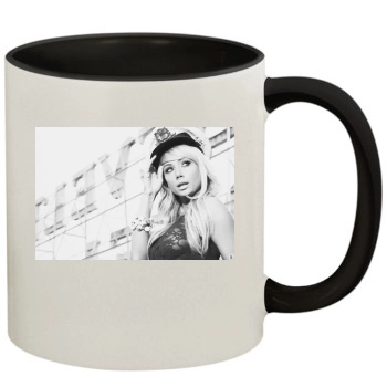 Sara Jean Underwood 11oz Colored Inner & Handle Mug