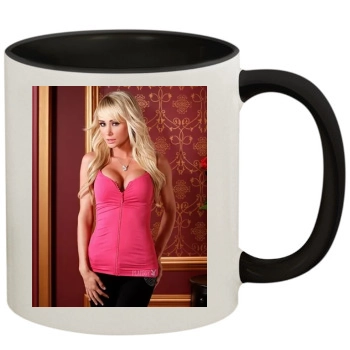 Sara Jean Underwood 11oz Colored Inner & Handle Mug