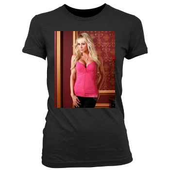 Sara Jean Underwood Women's Junior Cut Crewneck T-Shirt