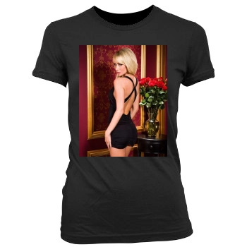 Sara Jean Underwood Women's Junior Cut Crewneck T-Shirt