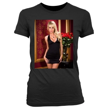 Sara Jean Underwood Women's Junior Cut Crewneck T-Shirt