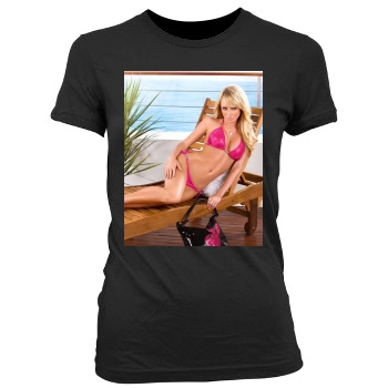 Sara Jean Underwood Women's Junior Cut Crewneck T-Shirt