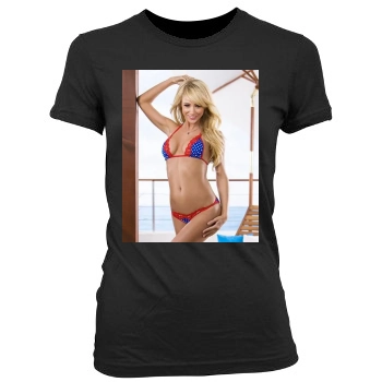 Sara Jean Underwood Women's Junior Cut Crewneck T-Shirt