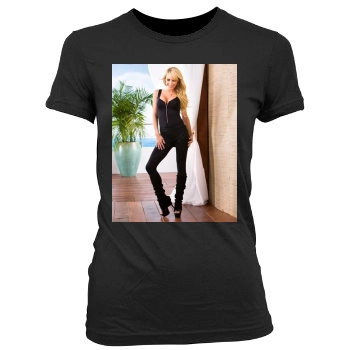 Sara Jean Underwood Women's Junior Cut Crewneck T-Shirt