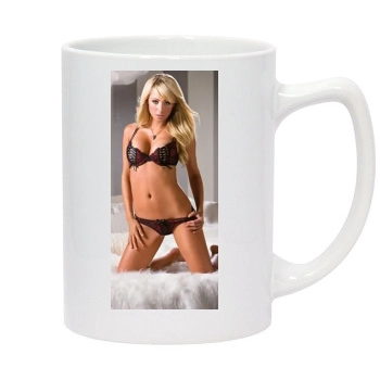 Sara Jean Underwood 14oz White Statesman Mug