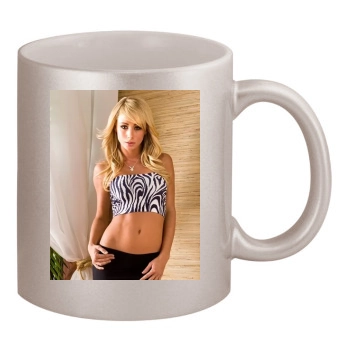 Sara Jean Underwood 11oz Metallic Silver Mug