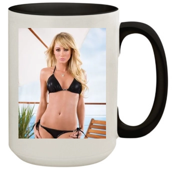 Sara Jean Underwood 15oz Colored Inner & Handle Mug