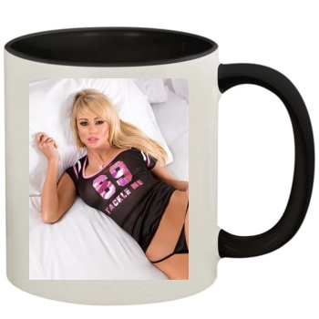 Sara Jean Underwood 11oz Colored Inner & Handle Mug